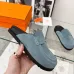 Hermes Shoes Hermes slippers Suede Calfskin Mens Womens Sizes 35-46 #B50721