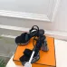 Hermes Sandals Shoes for Women's Shoes Waterproof heel #B62860