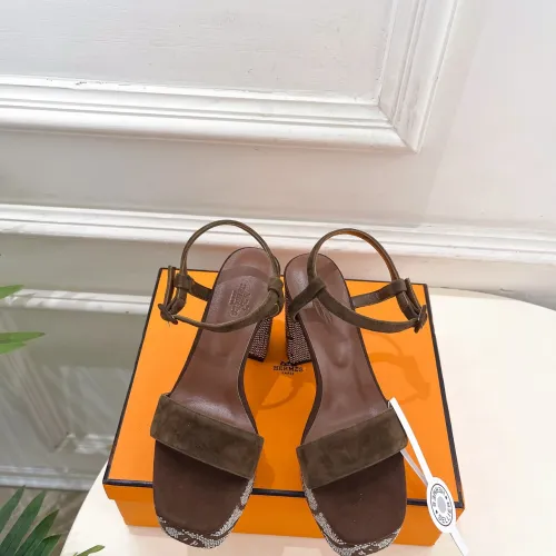 Hermes Sandals Shoes for Women's Shoes Waterproof heel #B62861