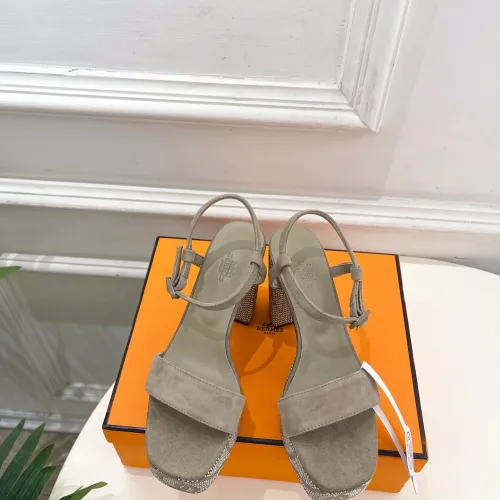 Hermes Sandals Shoes for Women's Shoes Waterproof heel #B62862