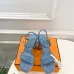 Hermes Sandals Shoes for Women's Shoes Waterproof heel #B62863