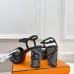 Hermes Sandals Shoes for Women's Shoes Waterproof heel #B62864