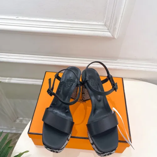 Hermes Sandals Shoes for Women's Shoes Waterproof heel #B62864