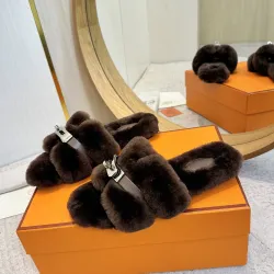 Hermes oran Slippers for Women's Shoes #B54769