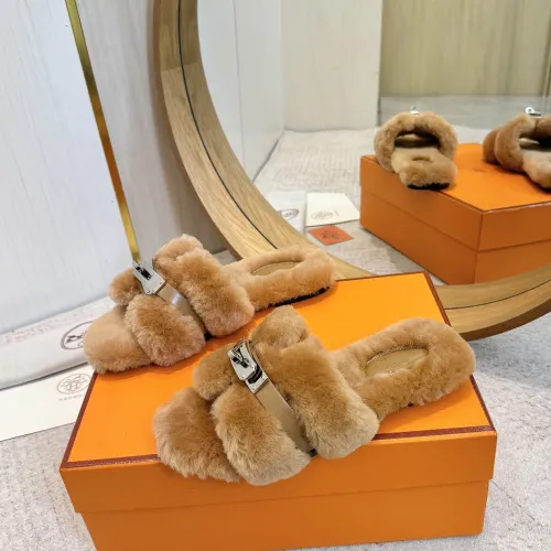 Hermes oran Slippers for Women's Shoes #B54773