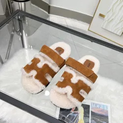 Hermès classic wool slippers #B58882