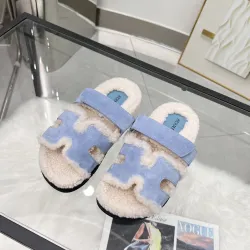 Hermès classic wool slippers #B58885