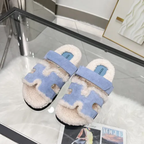 Hermès classic wool slippers #B58885