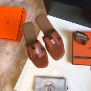 Hermes Shoes for Women's Leather slippers sizes 35-42 #99906411