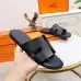 Luxury Hermes Shoes for Men's slippers shoes Hotel Bath slippers Large size 38-45 #99897313