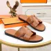 Luxury Hermes Shoes for Men's slippers shoes Hotel Bath slippers Large size 38-45 #99897318