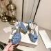 Jimmy Choo Shoes Nappa Leather Platform Sandals Blue #B48707