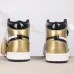Jordan Shoes for Air Jordan 1 Shoes Gold Toe #B62882