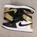 Jordan Shoes for Air Jordan 1 Shoes Gold Toe #B62882