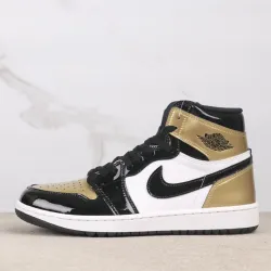 Jordan Shoes for Air Jordan 1 Shoes Gold Toe #B62882