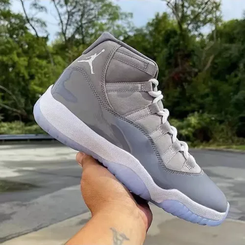 Top Brand Nike Air Jordan 11 "Cool Grey" Casual Basketball Sports Shoes Men's Popular Running  Shoes #999930750