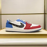 Dior x air jordan 1 low og "grey" aj1 1:1 Qutlity #999929811