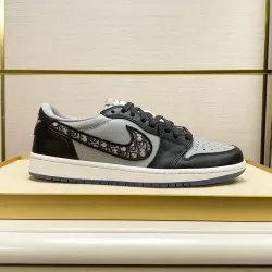 Dior x air jordan 1 low og "grey" aj1 1:1 Qutlity #999929816