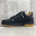 Louis Vuitton Black Leather Low Top Sneakers for Men and Women #B54283