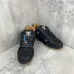 Louis Vuitton Black Leather Low Top Sneakers for Men and Women #B54283