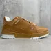 Louis Vuitton Brown Leather Low Top Couples Sneakers #B54282