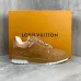 Louis Vuitton Brown Leather Low Top Couples Sneakers #B54282