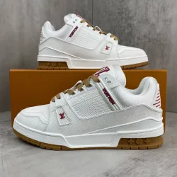 Brand L Couples White Low Top Sneakers #B54284