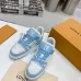 Louis Vuitton Trainer White/Black/Blue/Skyblue/Red #B39235