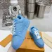 Louis Vuitton Trainer White/Black/Blue/Skyblue/Red #B39235