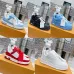 Louis Vuitton Trainer White/Black/Blue/Skyblue/Red #B39235