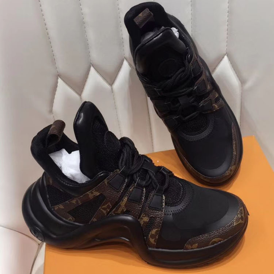 Buy Cheap Louis Vuitton Unisex Shoes 2019 Clunky Sneakers ins Hot #9121836 from 0