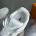 Louis Vuitton White Leather Strap Detail Sneakers #B54288