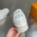 Louis Vuitton White Leather Strap Detail Sneakers #B54288