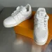 Louis Vuitton White Leather Strap Detail Sneakers #B54288