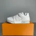 Louis Vuitton White Leather Strap Detail Sneakers #B54288