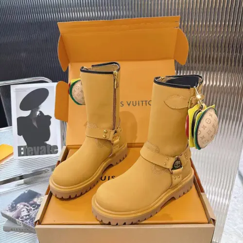 Louis Vuitton XTimberland Boots for Louis Vuitton Unisex Shoes #B54541