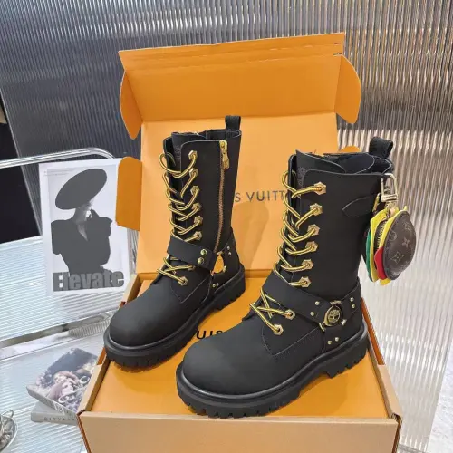Louis Vuitton XTimberland Boots for Louis Vuitton Unisex Shoes #B54543
