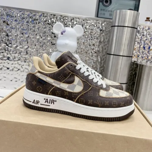 Louis Vuitton x NikeAirForce1 Shoes for Louis Vuitton Unisex Shoes #99924000