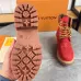 Louis Vuitton x Timberland boots for Louis Vuitton Unisex Shoes 3.5CM #B44131