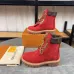 Louis Vuitton x Timberland boots for Louis Vuitton Unisex Shoes 3.5CM #B44131