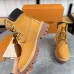 Louis Vuitton x Timberland boots for Louis Vuitton Unisex Shoes 3.5CM #B44133