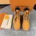 Louis Vuitton x Timberland boots for Louis Vuitton Unisex Shoes 3.5CM #B44133