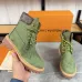 Louis Vuitton x Timberland boots for Louis Vuitton Unisex Shoes 3.5CM #B44134