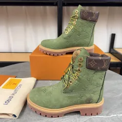 Louis Vuitton x Timberland boots for Louis Vuitton Unisex Shoes 3.5CM #B44134