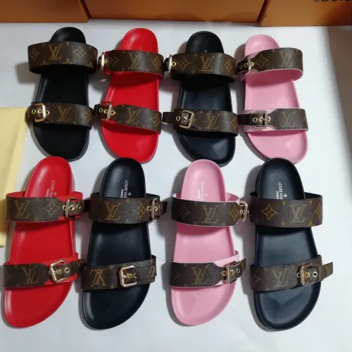 Louis Vuitton Leather sandals LV Leather Slippers for Women and Men #99897362