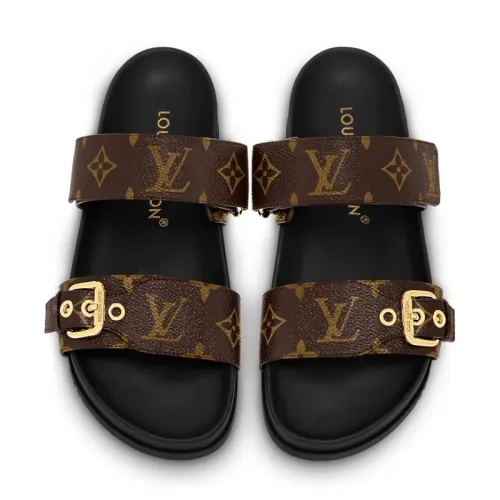 Louis Vuitton Sandals Unisex Monogram Open Toe Casual Style #9999925240