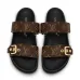 Louis Vuitton Sandals Unisex Monogram Open Toe Casual Style #9999925240