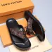 Men Louis Vuitton Slippers Casual Leather flip-flops Double leather high quality outsole wear resistant #99897391