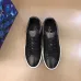 2020 Men's Louis Vuitton Shoes Luxembourg low-top sneaker Black / White #99899156