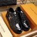 Louis Vuitton New Black Sneakers Leather Designed Shoe #99901039